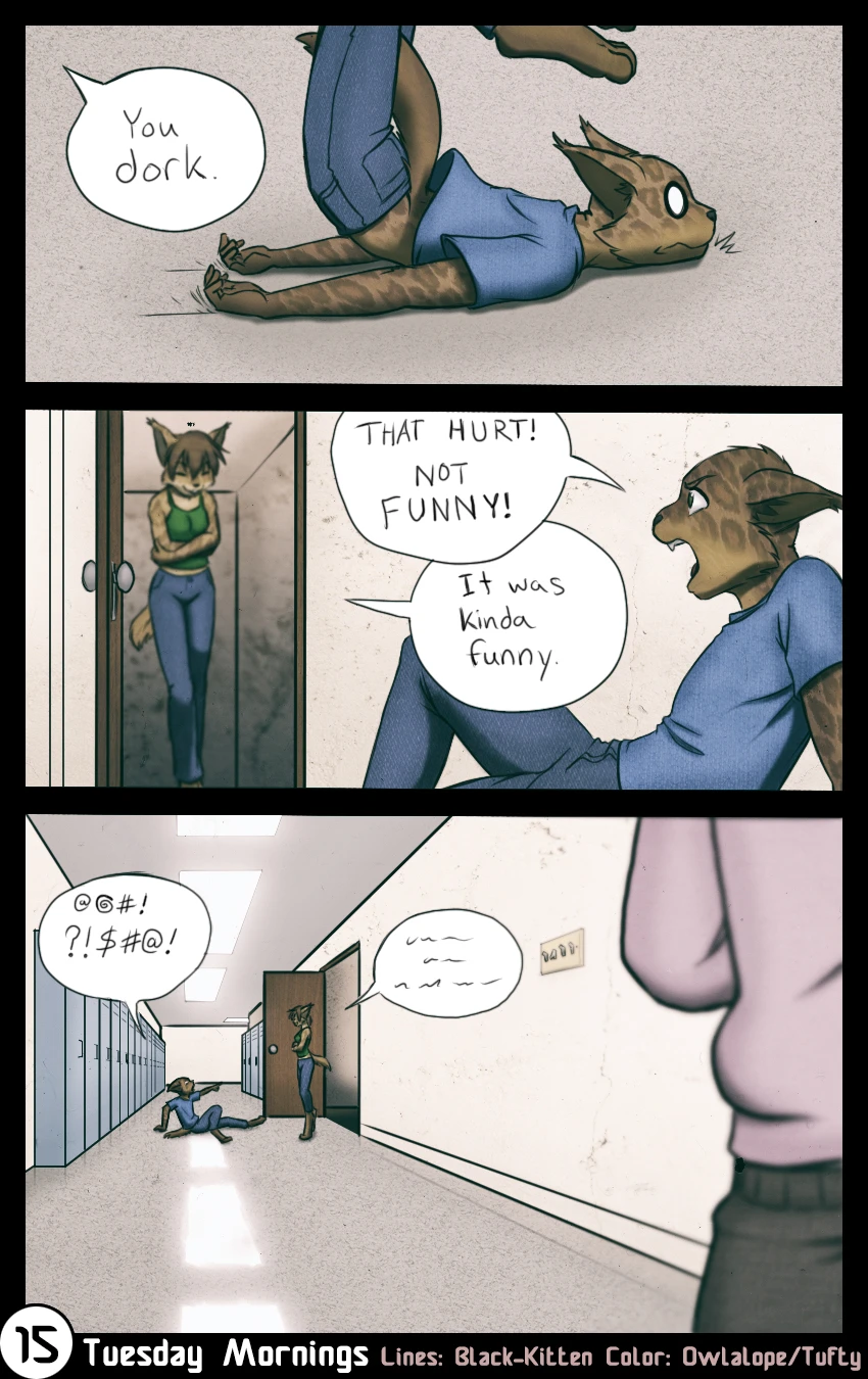 Tuesday - Black-Kitten porn comic picture 15