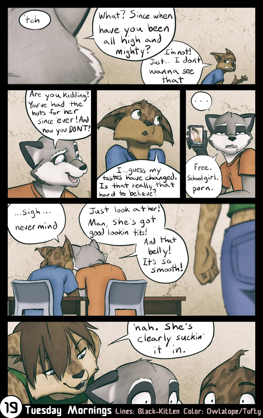 Tuesday - Black-Kitten porn comic picture 19