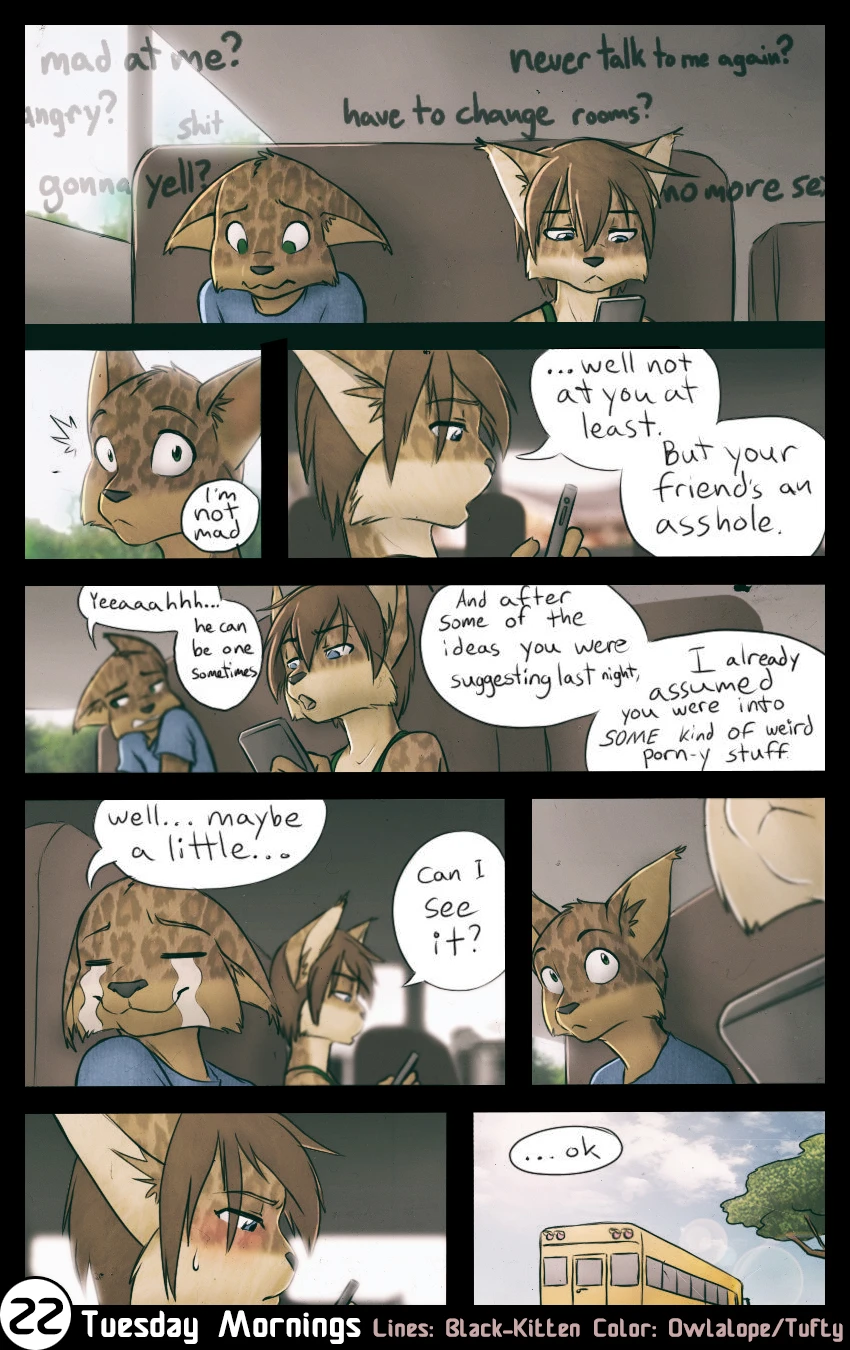 Tuesday - Black-Kitten porn comic picture 22