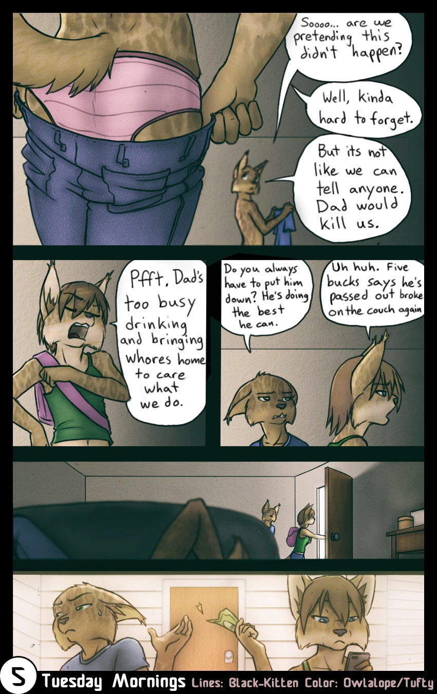 Tuesday - Black-Kitten porn comic picture 5