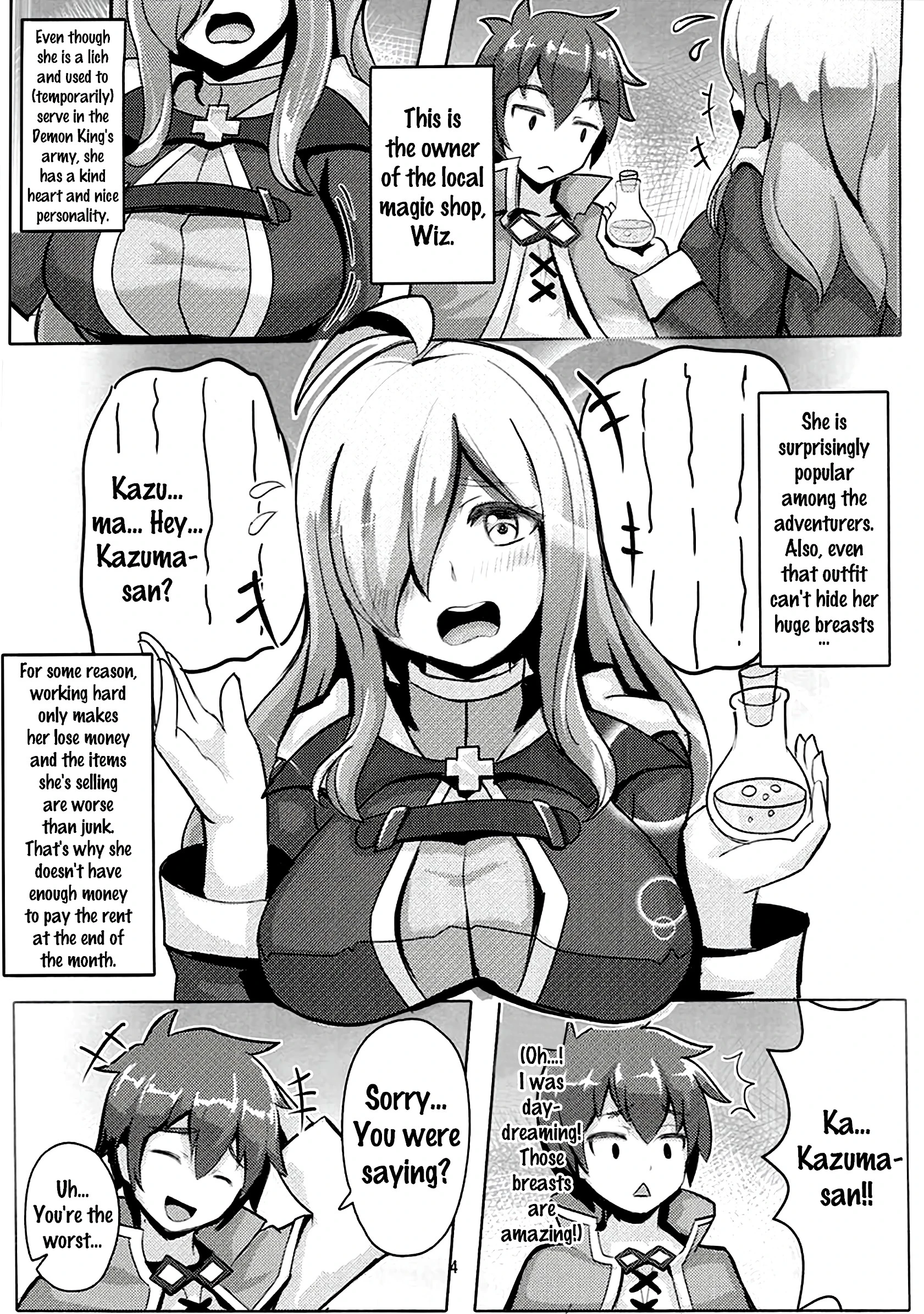 Turning This Poor Shopkeeper Into Sex Goods! porn comic picture 3