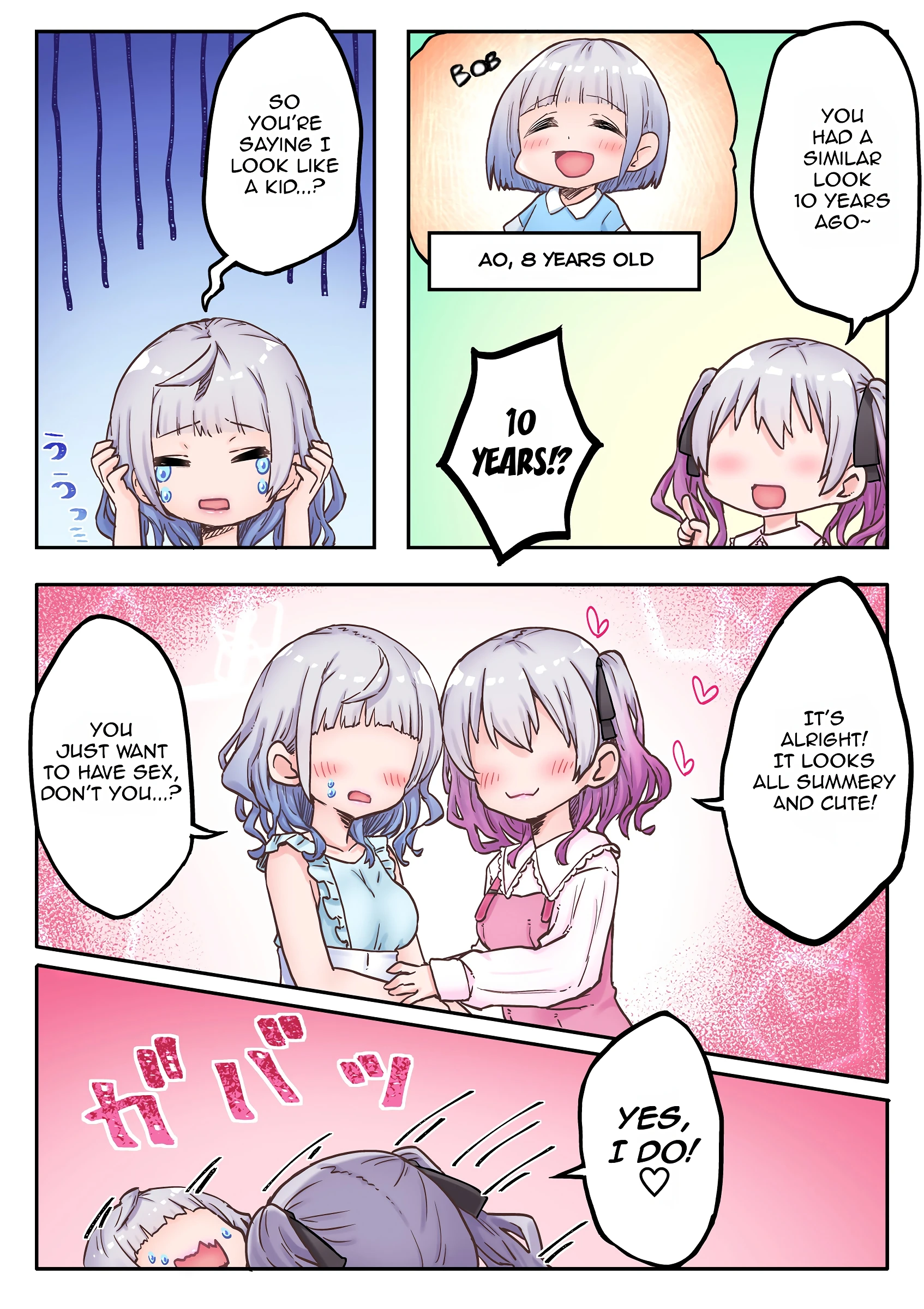 Twin Sisters' Yuri Life 4 porn comic picture 10