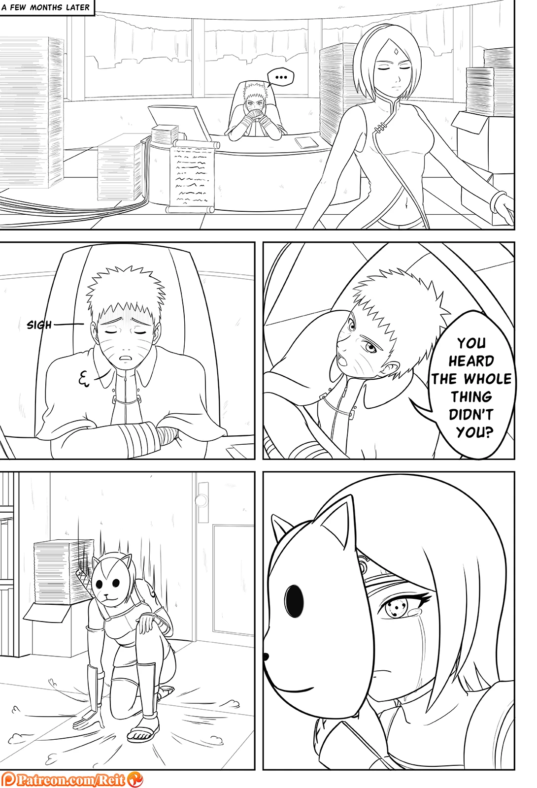 Uchiha in Blossom porn comic picture 18