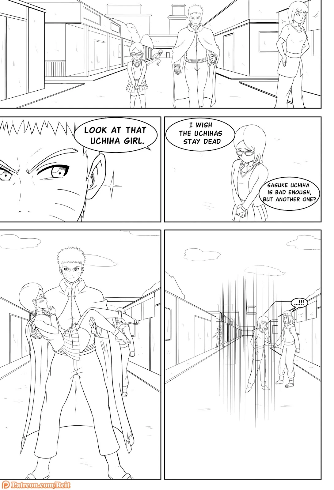 Uchiha in Blossom porn comic picture 6