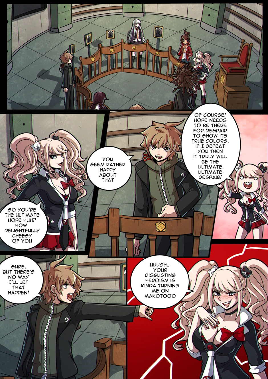 Ultimate Battle: Hope vs Despair: Junko's Despair Game porn comic picture 3