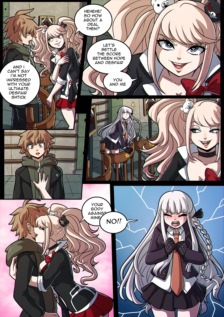 Ultimate Battle: Hope vs Despair: Junko's Despair Game porn comic picture 5