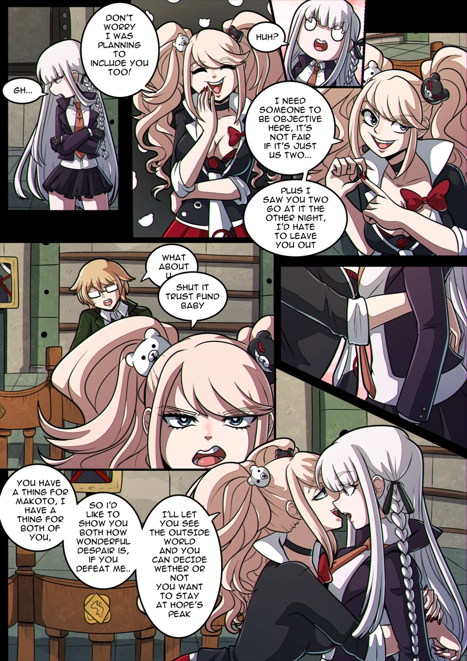 Ultimate Battle: Hope vs Despair: Junko's Despair Game porn comic picture 7