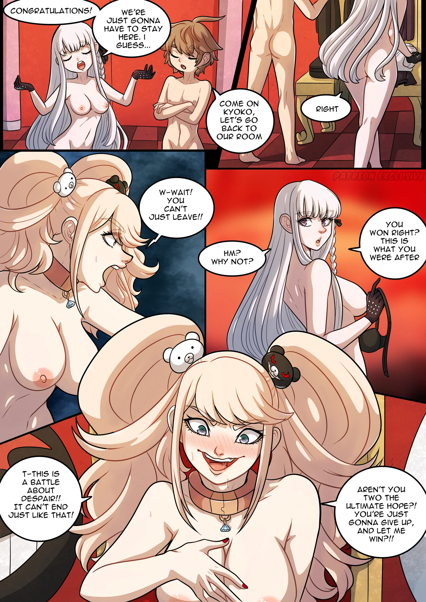 Ultimate Battle: Hope vs Despair: Junko's Love Spiral porn comic picture 4