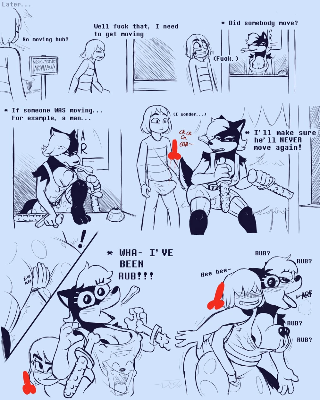 Under(her)tail 2 porn comic picture 10