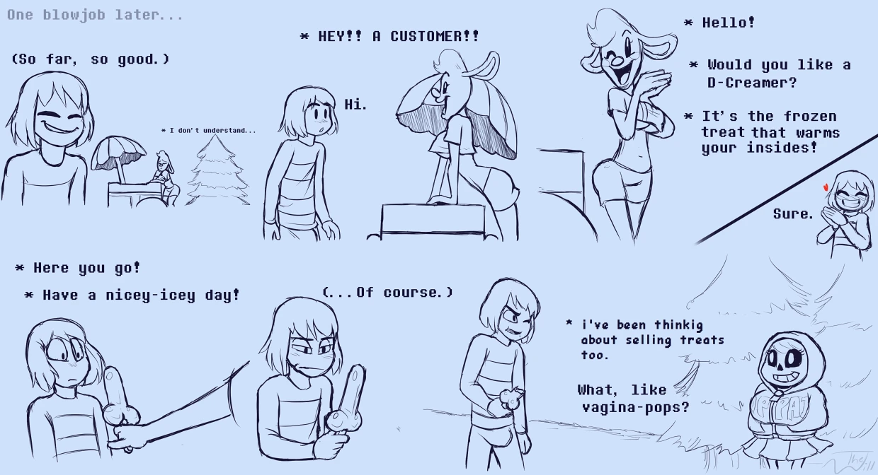 Under(her)tail 2 porn comic picture 12