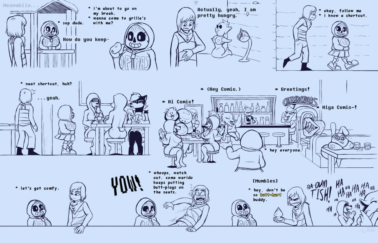 Under(her)tail 2 porn comic picture 26