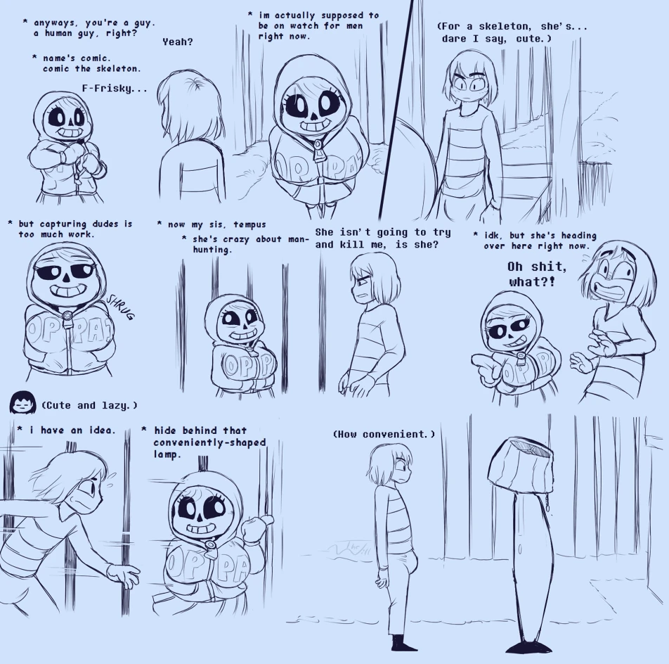 Under(her)tail 2 porn comic picture 3