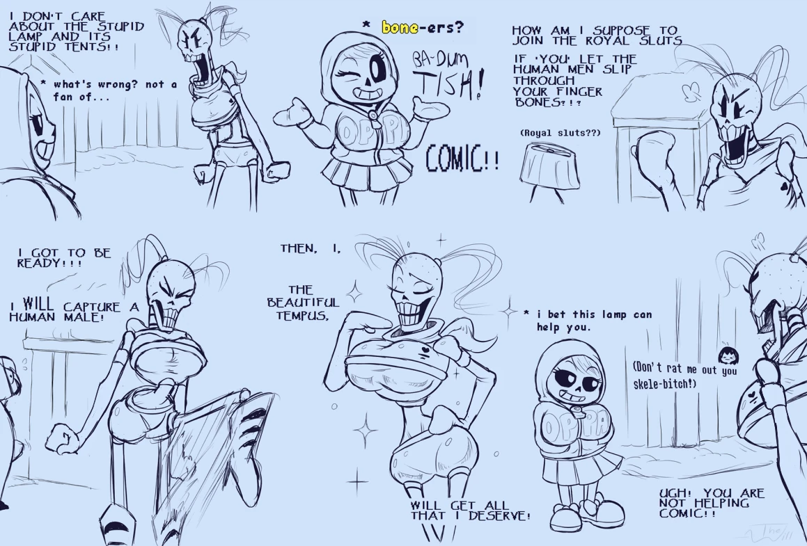 Under(her)tail 2 porn comic picture 5
