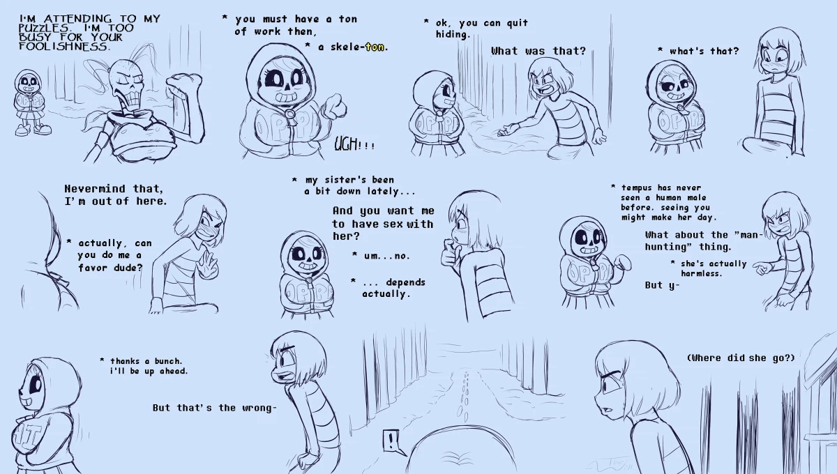 Under(her)tail 2 porn comic picture 6