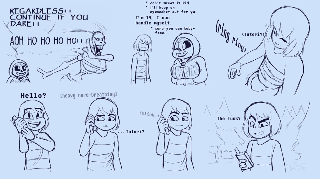 Under(her)tail 2 porn comic picture 9