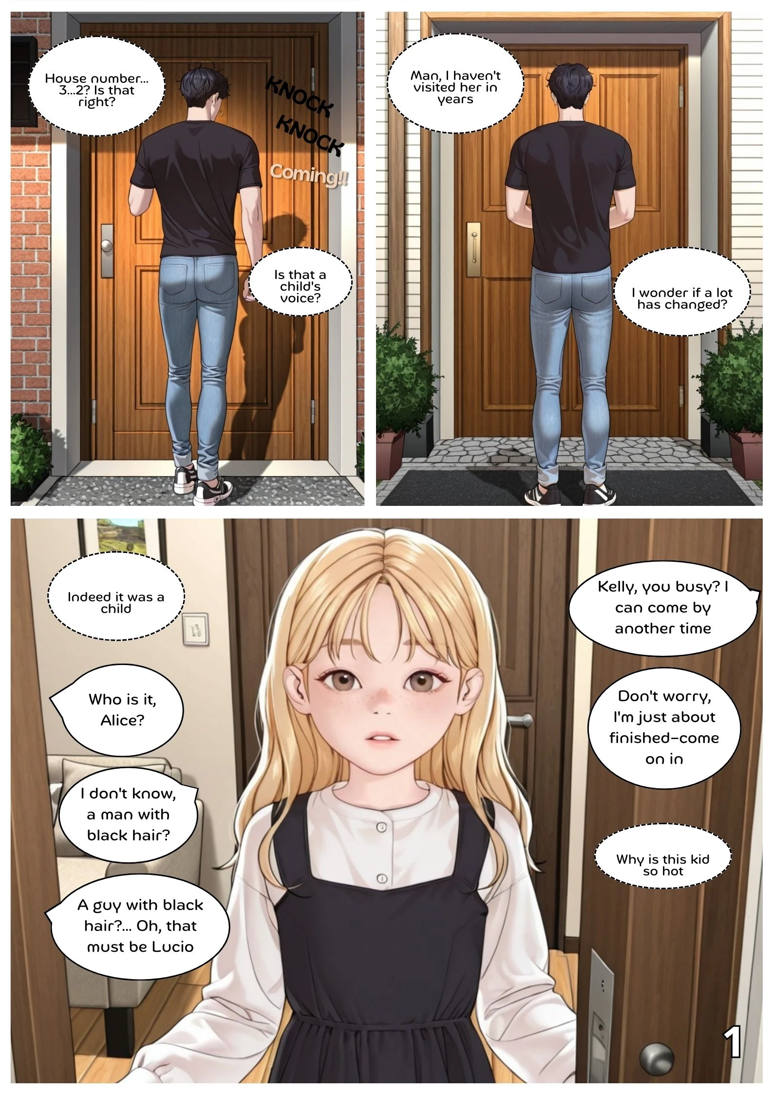 Visiting Alice porn comic picture 2