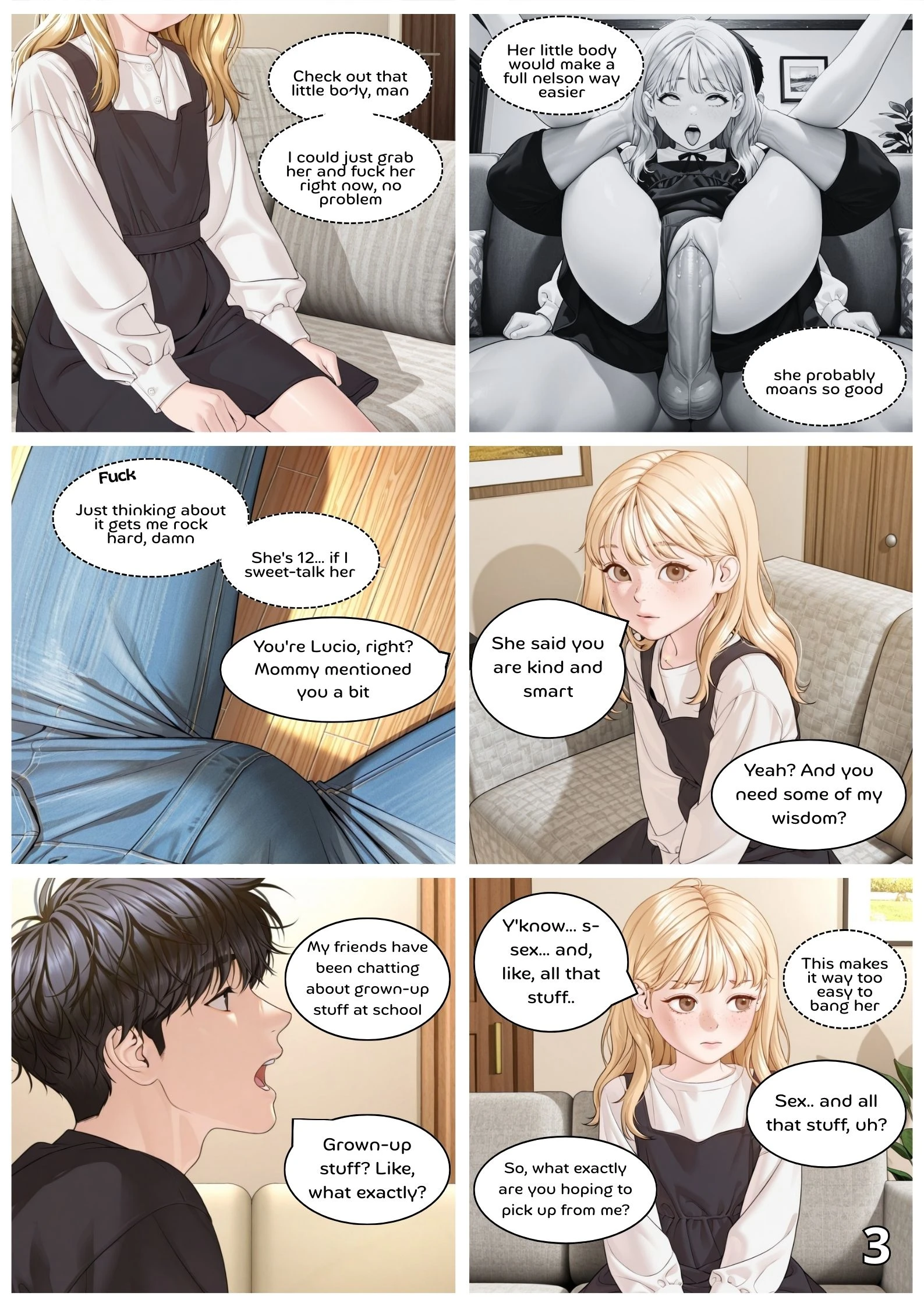Visiting Alice porn comic picture 4