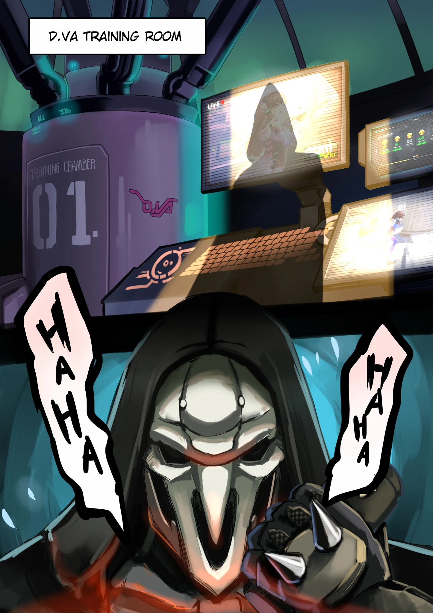 Viva la D.Va 02 porn comic picture 2