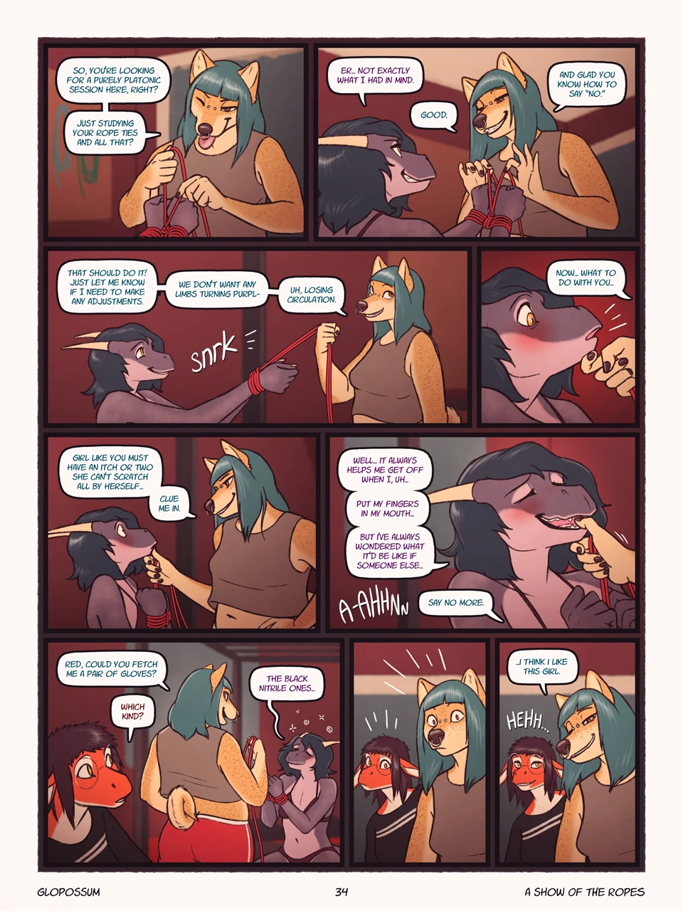 Volume 1: A Show of the Ropes porn comic picture 35