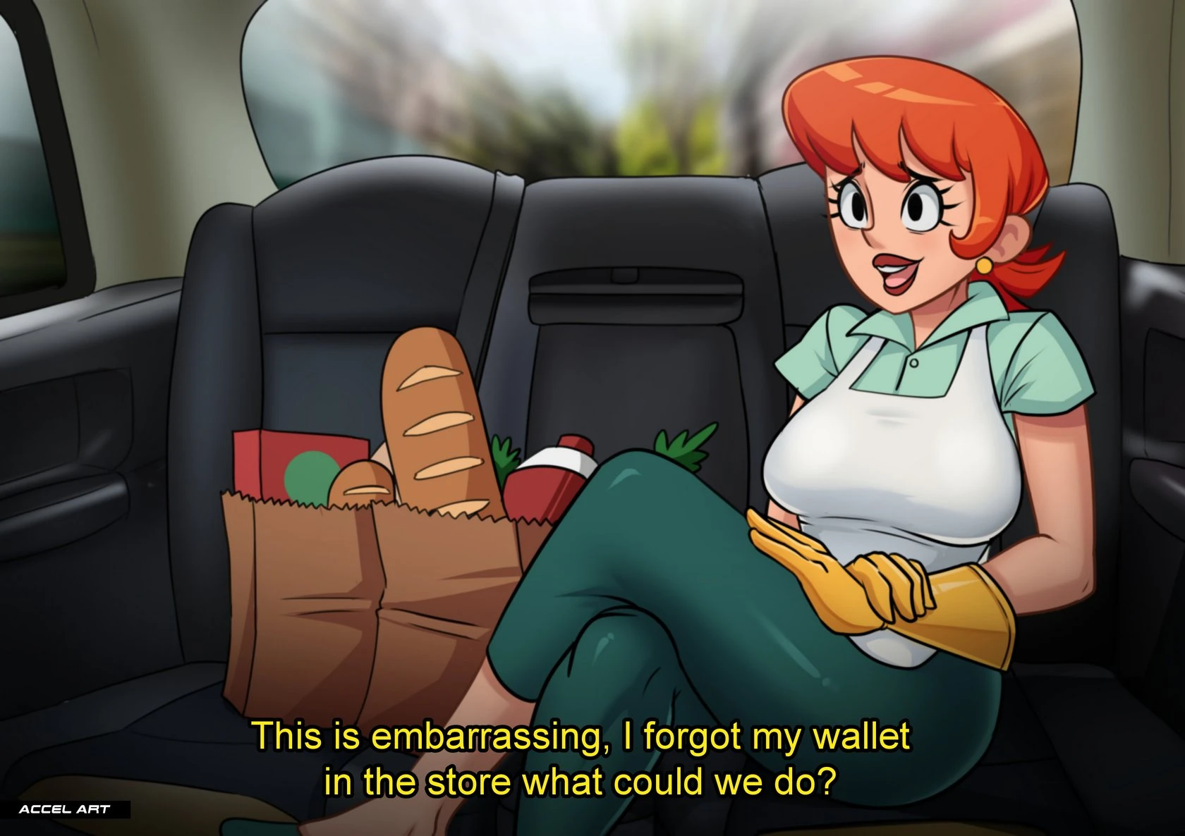 Waifu Taxi: Dexter’s Mom porn comic picture 1
