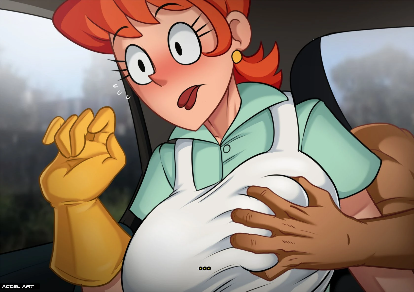Waifu Taxi: Dexter’s Mom porn comic picture 3