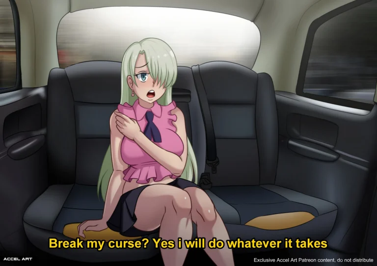 Waifu Taxi – Elizabeth Liones porn comic picture 1