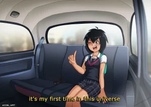 Waifu Taxi – Peni Parker porn comic picture 1