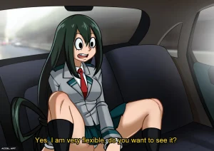 Waifu Taxi – Tsuyu porn comic picture 1