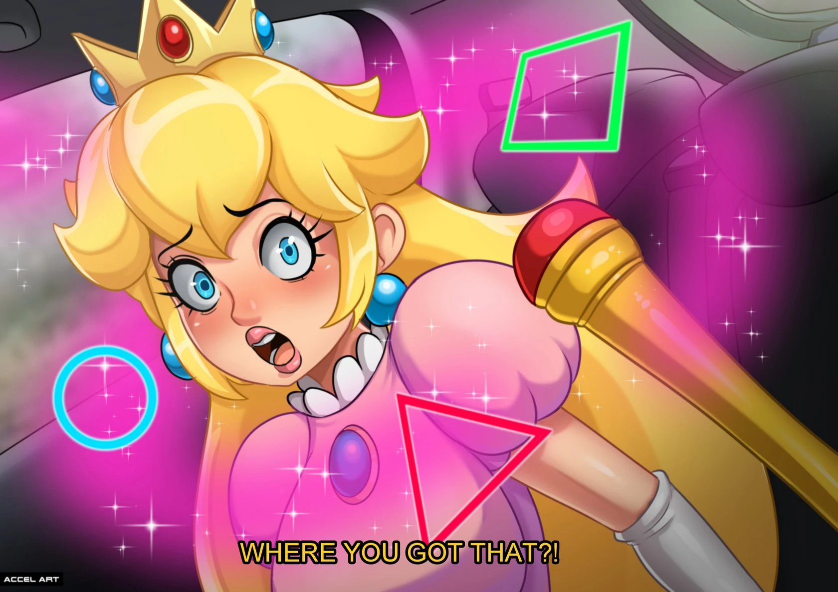 Waifu Taxi: Princess Peach porn comic picture 2