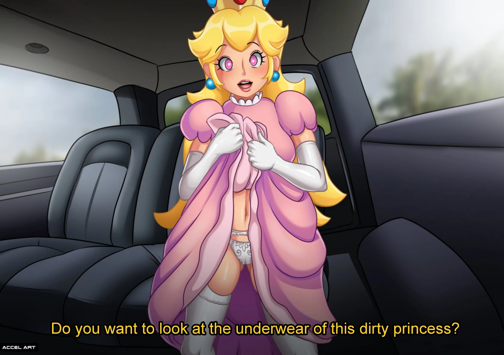 Waifu Taxi: Princess Peach porn comic picture 4