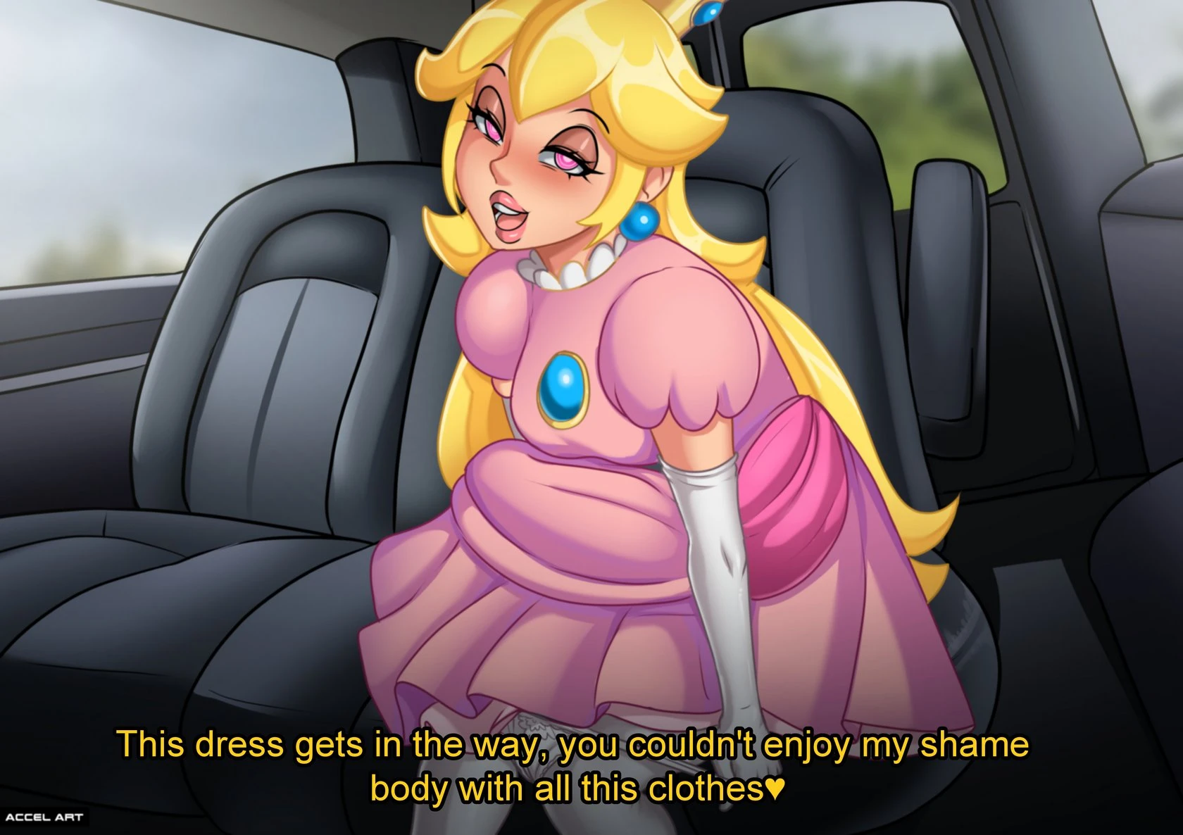 Waifu Taxi: Princess Peach porn comic picture 6