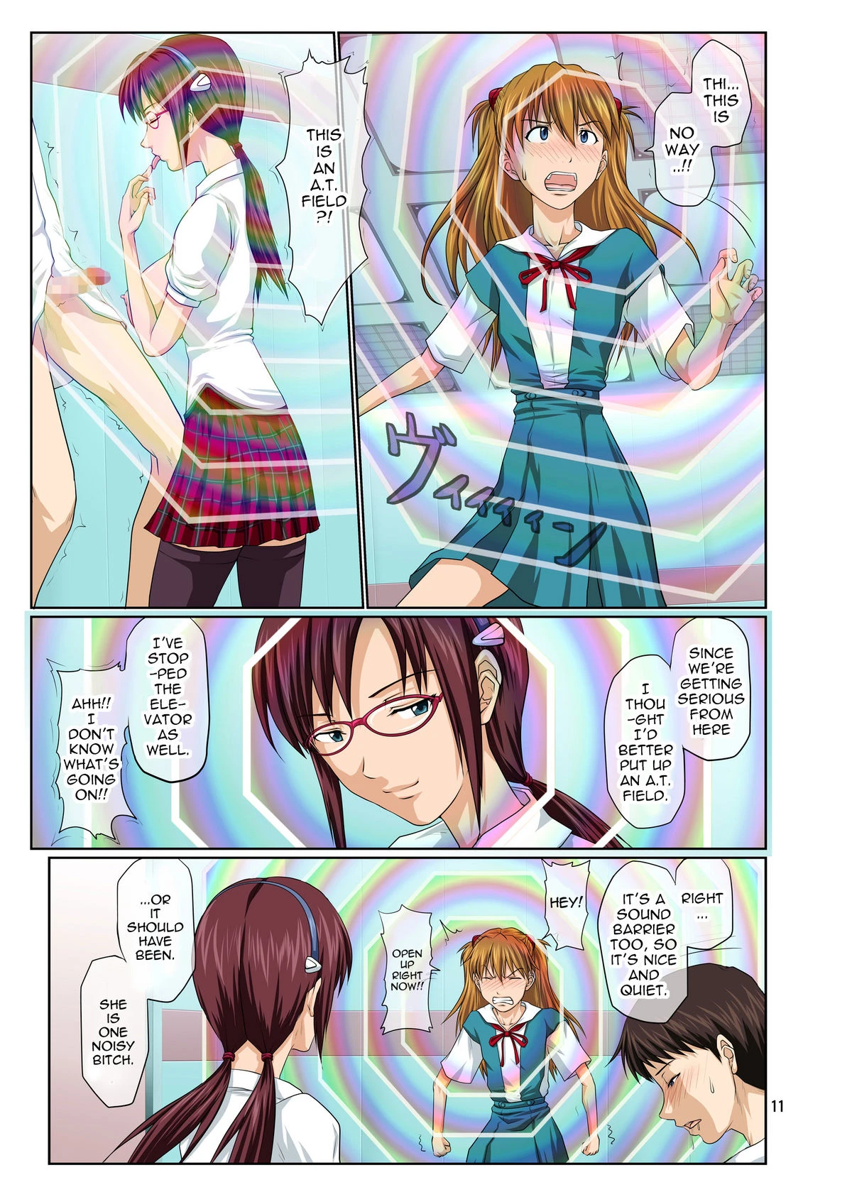 Welcome to NERV Elevator porn comic picture 11