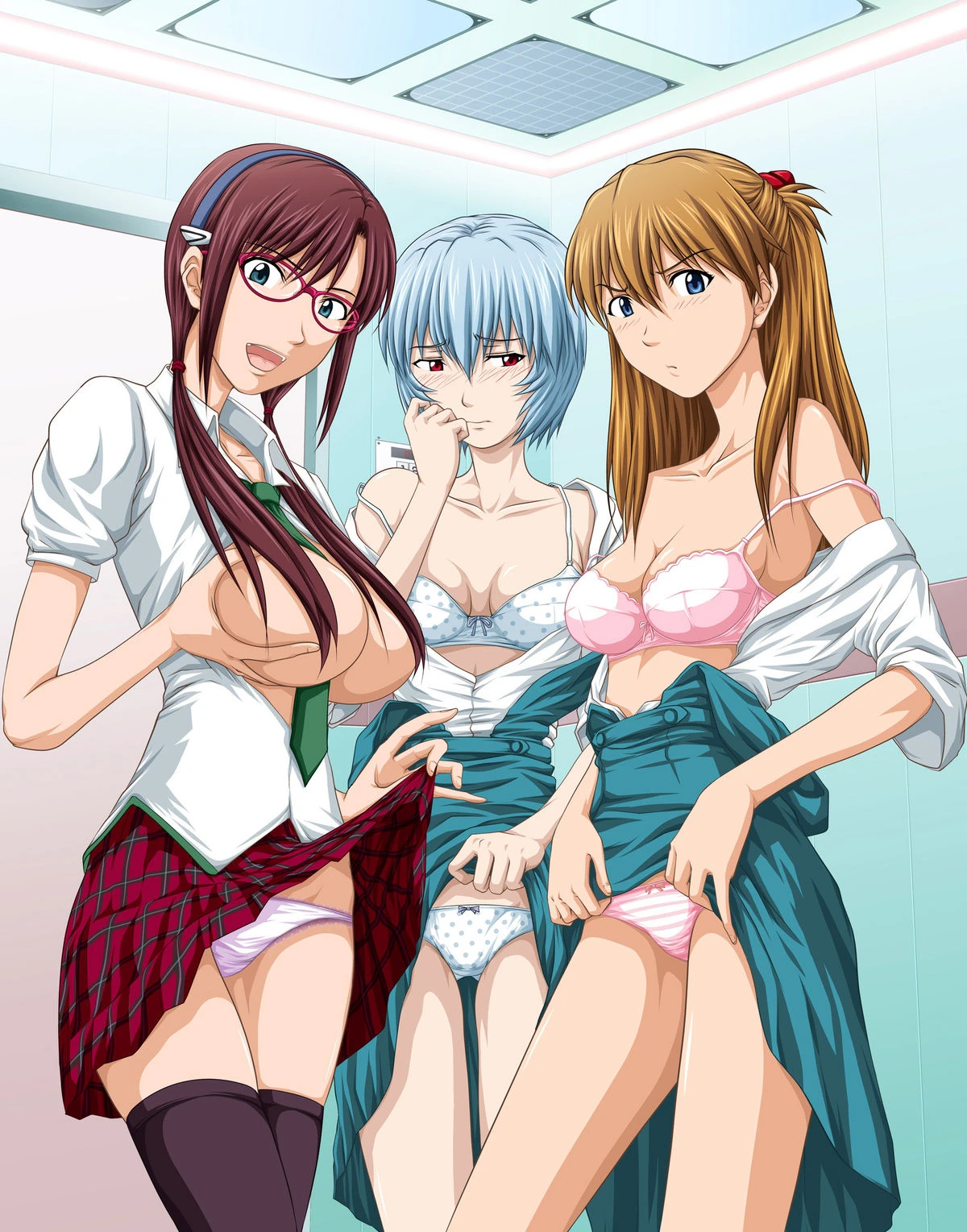 Welcome to NERV Elevator porn comic picture 2