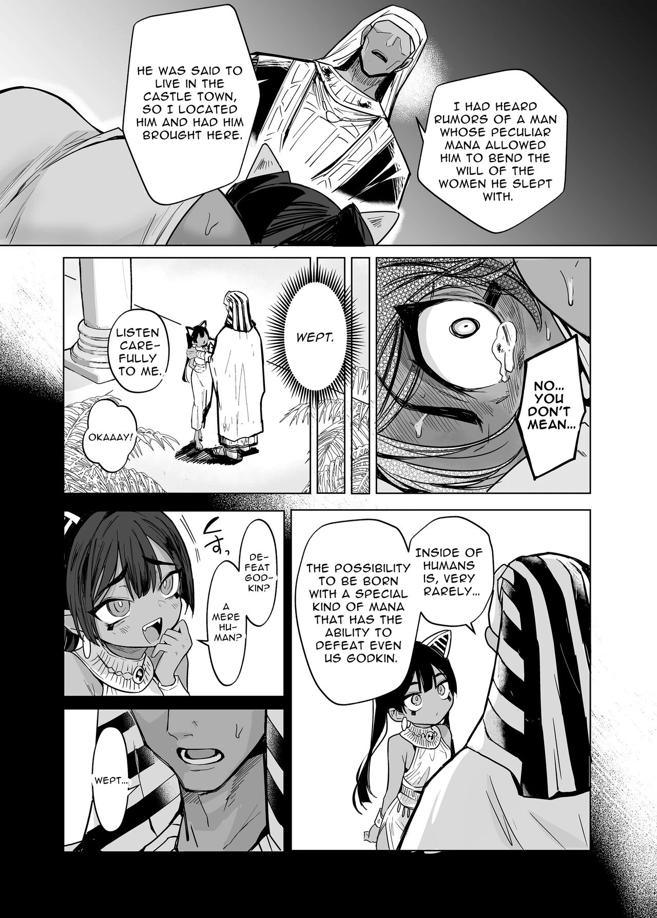 Wept-sama! You Mustn't Torment The Humans! Evil Deity Queen Gets Her Just Dessert porn comic picture 29