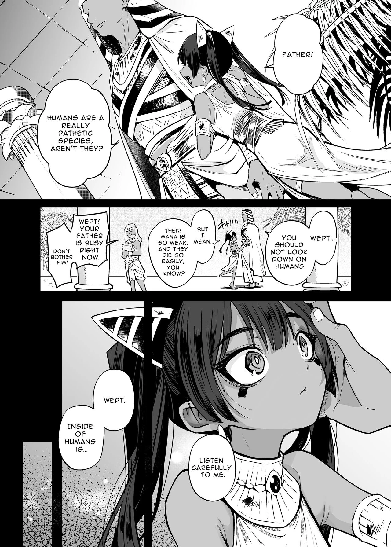 Wept-sama! You Mustn't Torment The Humans! Evil Deity Queen Gets Her Just Dessert porn comic picture 3