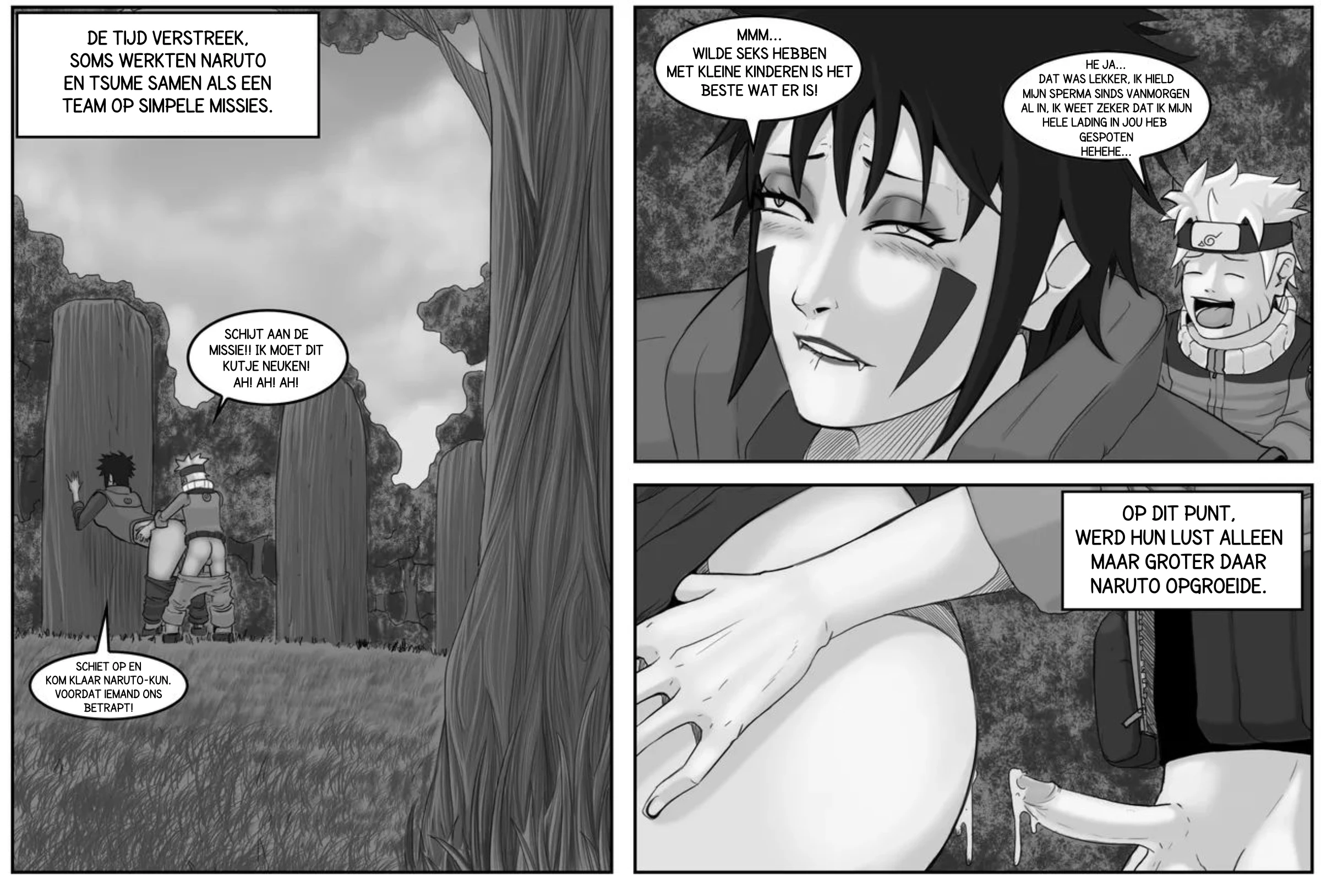 What If...Tsume Inuzuka And Uzumaki Naruto [NL] porn comic picture 12