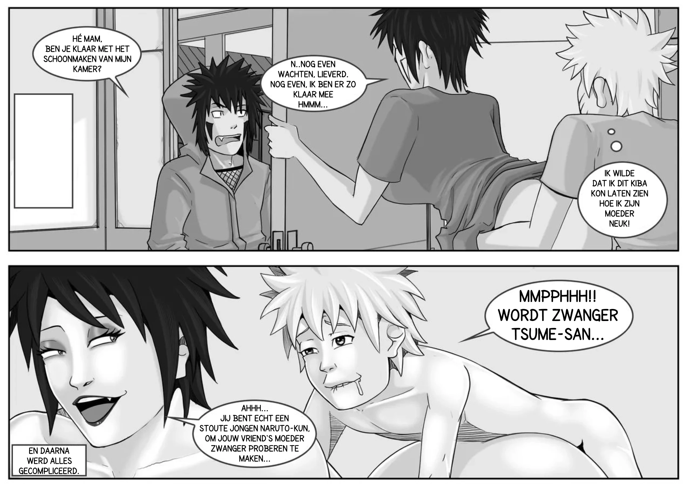 What If...Tsume Inuzuka And Uzumaki Naruto [NL] porn comic picture 9
