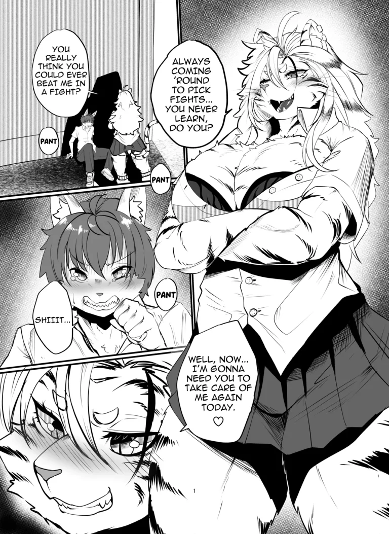 White Tiger Gal - 白虎ギャルちゃん porn comic picture 1
