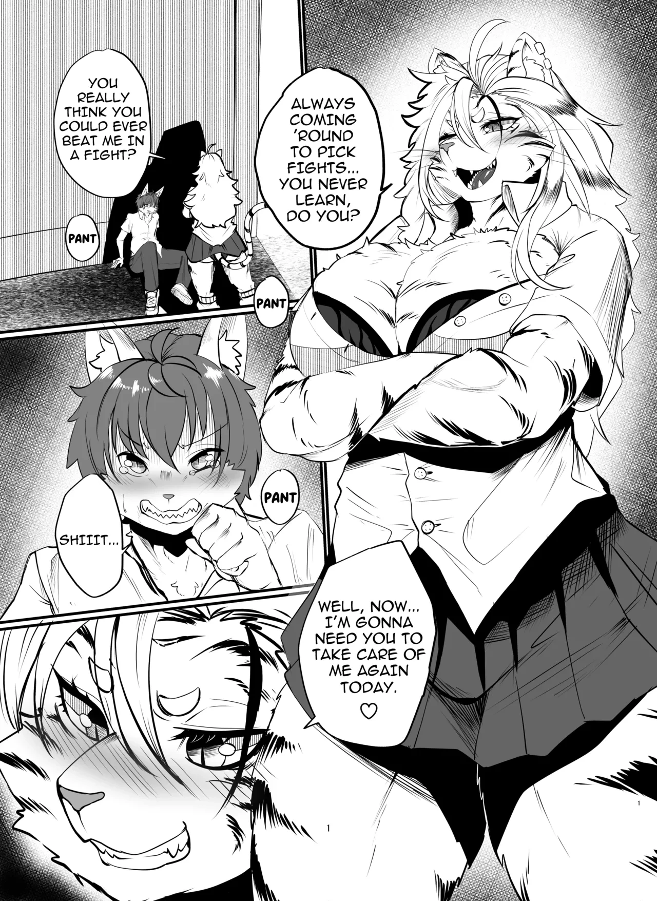 White Tiger Gal - 白虎ギャルちゃん porn comic picture 1