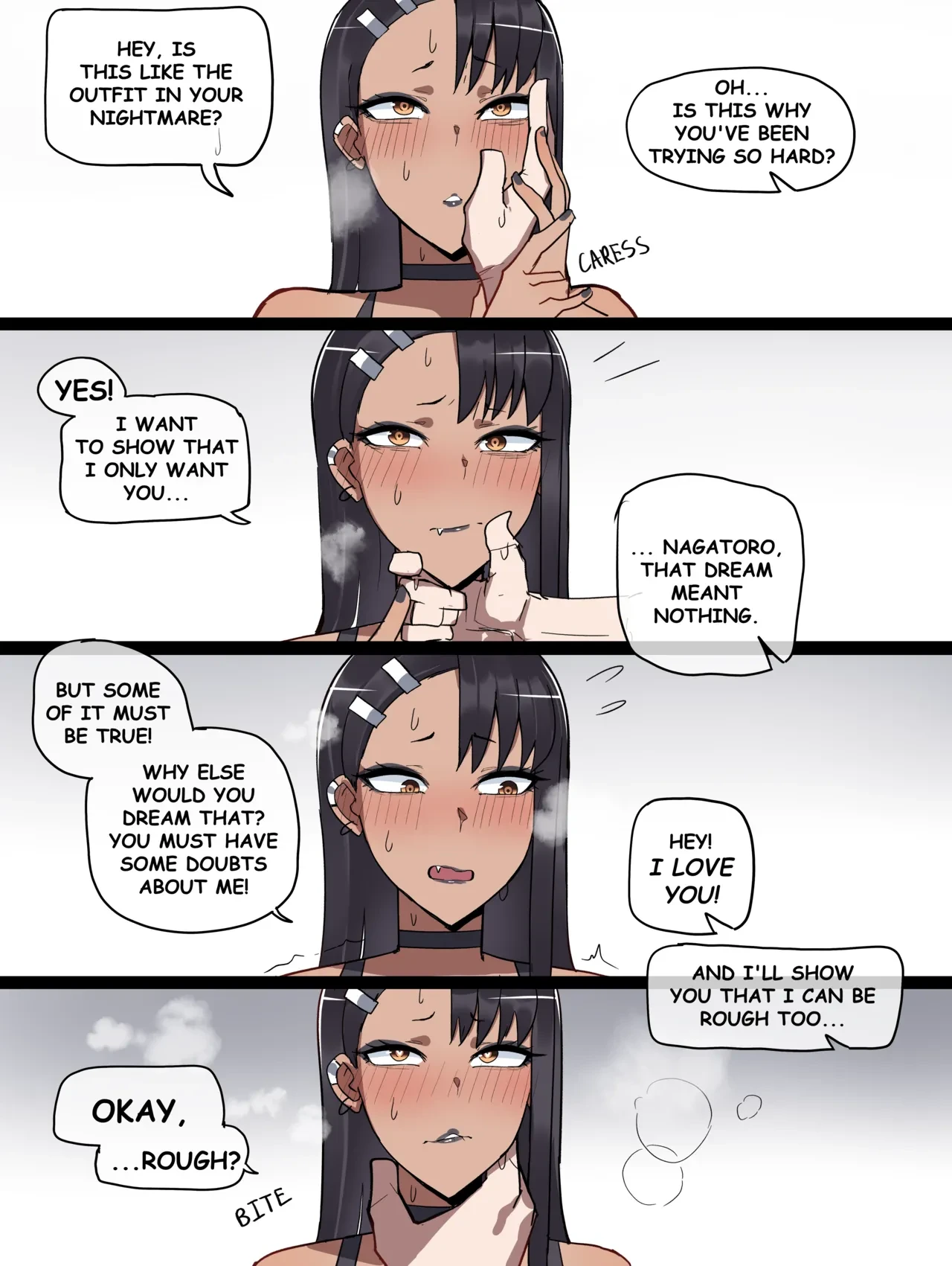 Wholesome Nagatoro Doujin porn comic picture 14