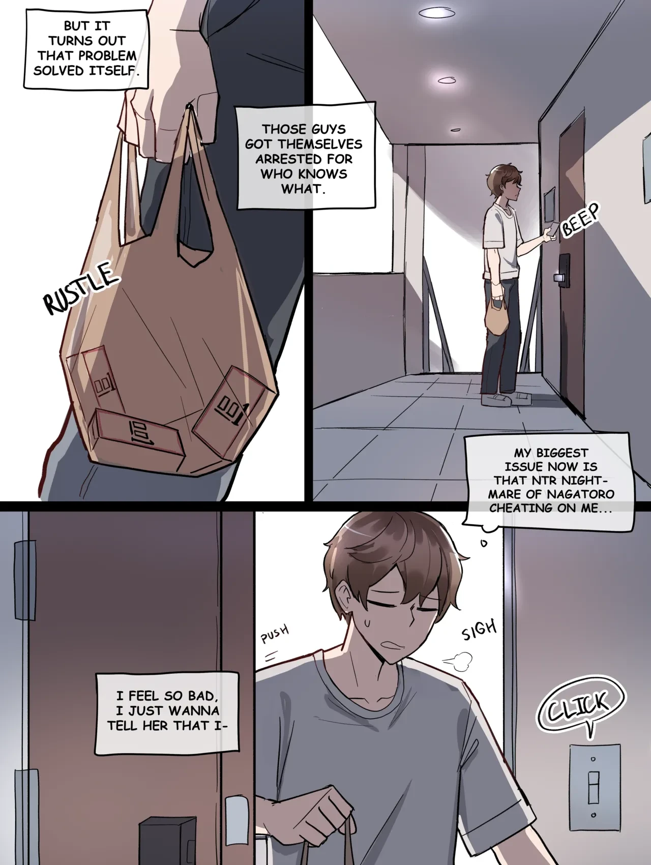 Wholesome Nagatoro Doujin porn comic picture 3