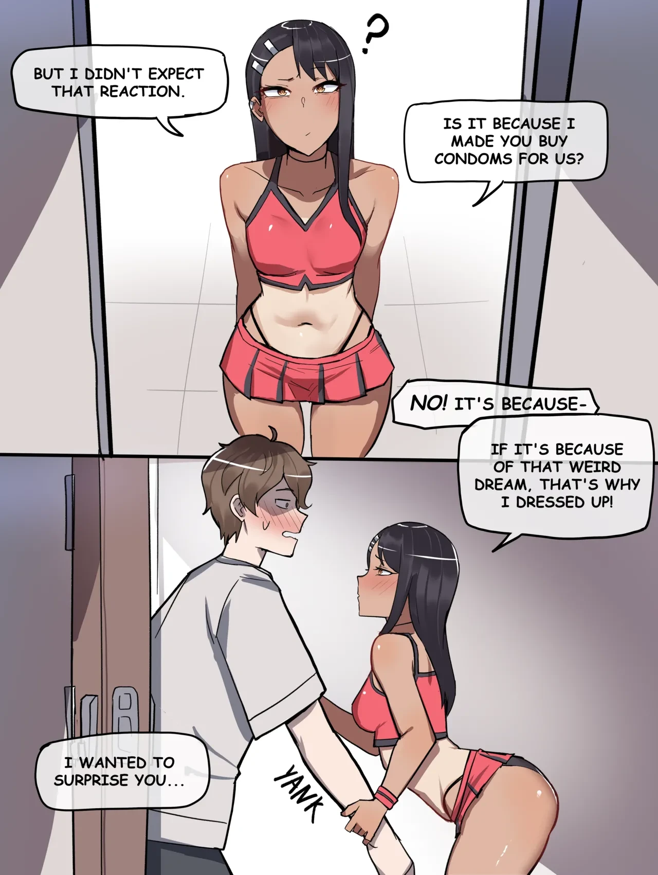 Wholesome Nagatoro Doujin porn comic picture 5