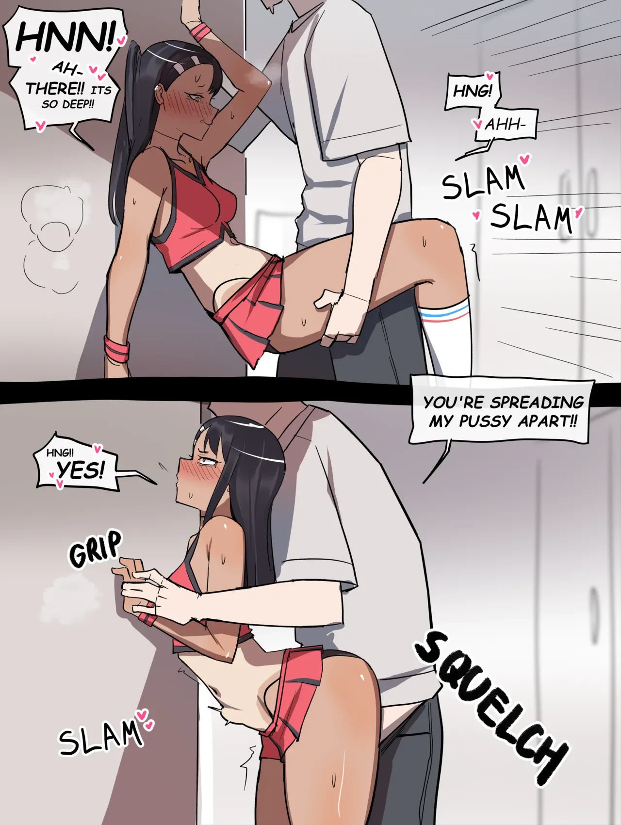 Wholesome Nagatoro Doujin porn comic picture 7