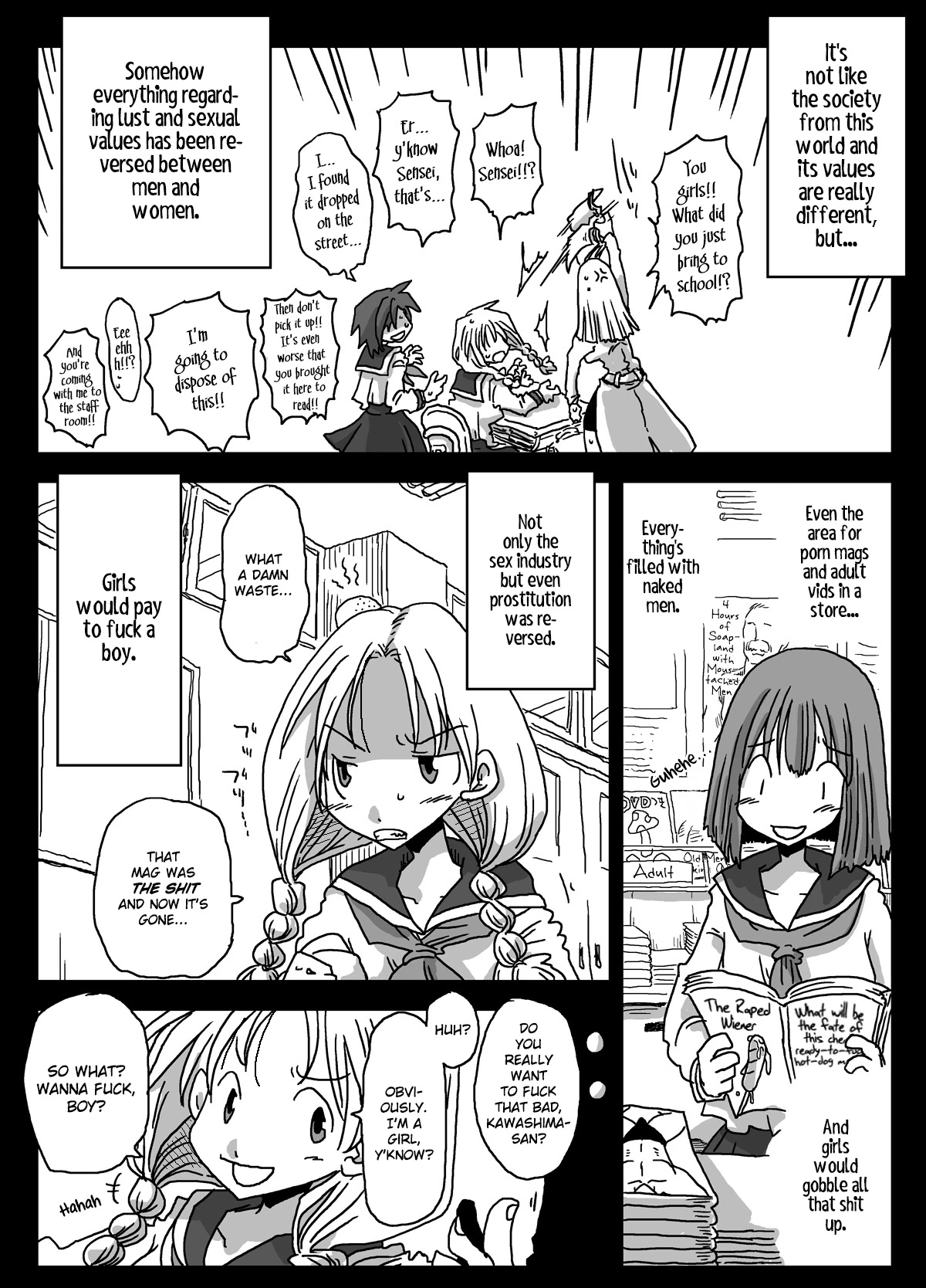 World of Reversed Gender Roles 1 porn comic picture 4