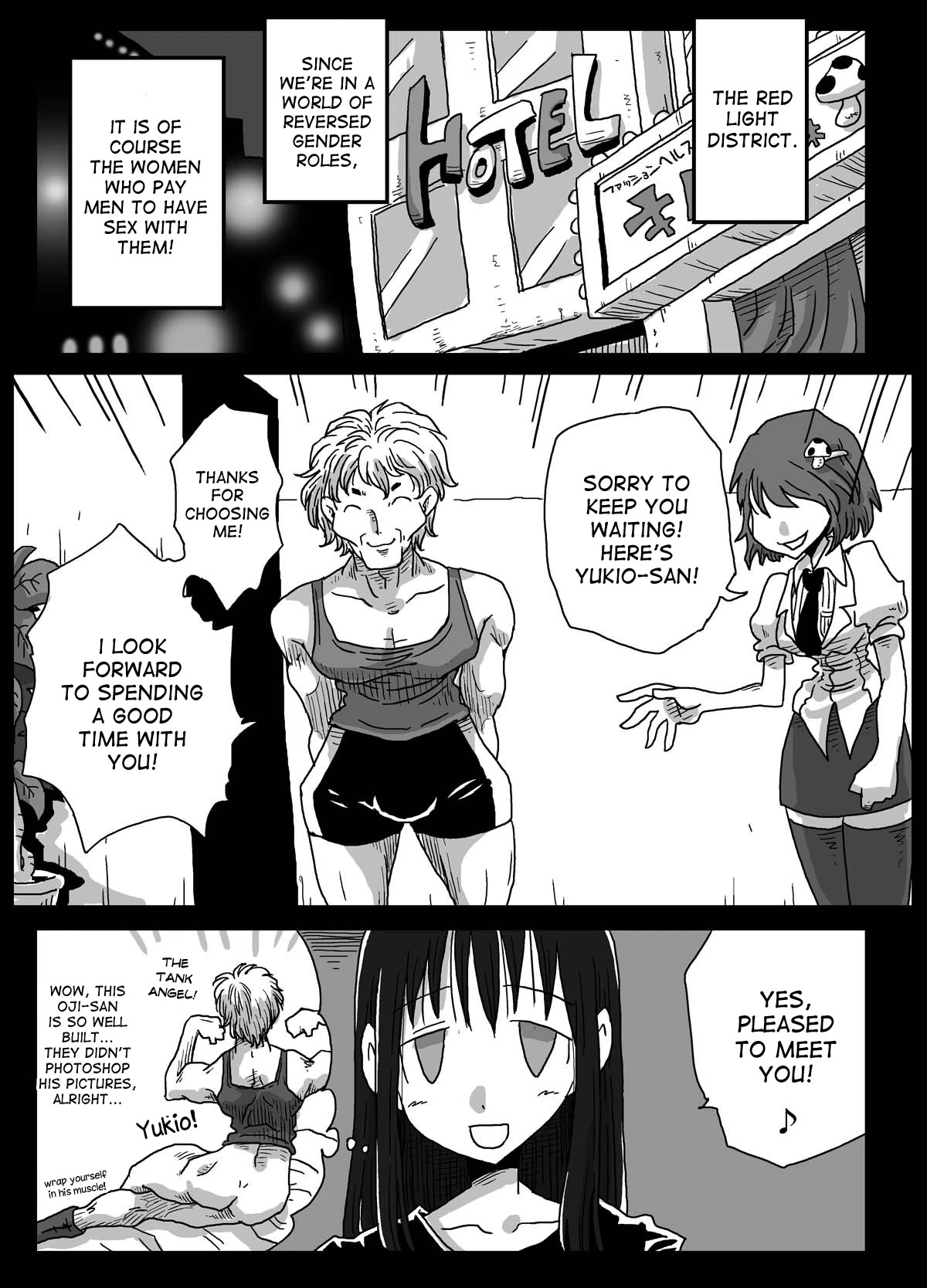 World of Reversed Gender Roles 4: The Virgin Teacher porn comic picture 2