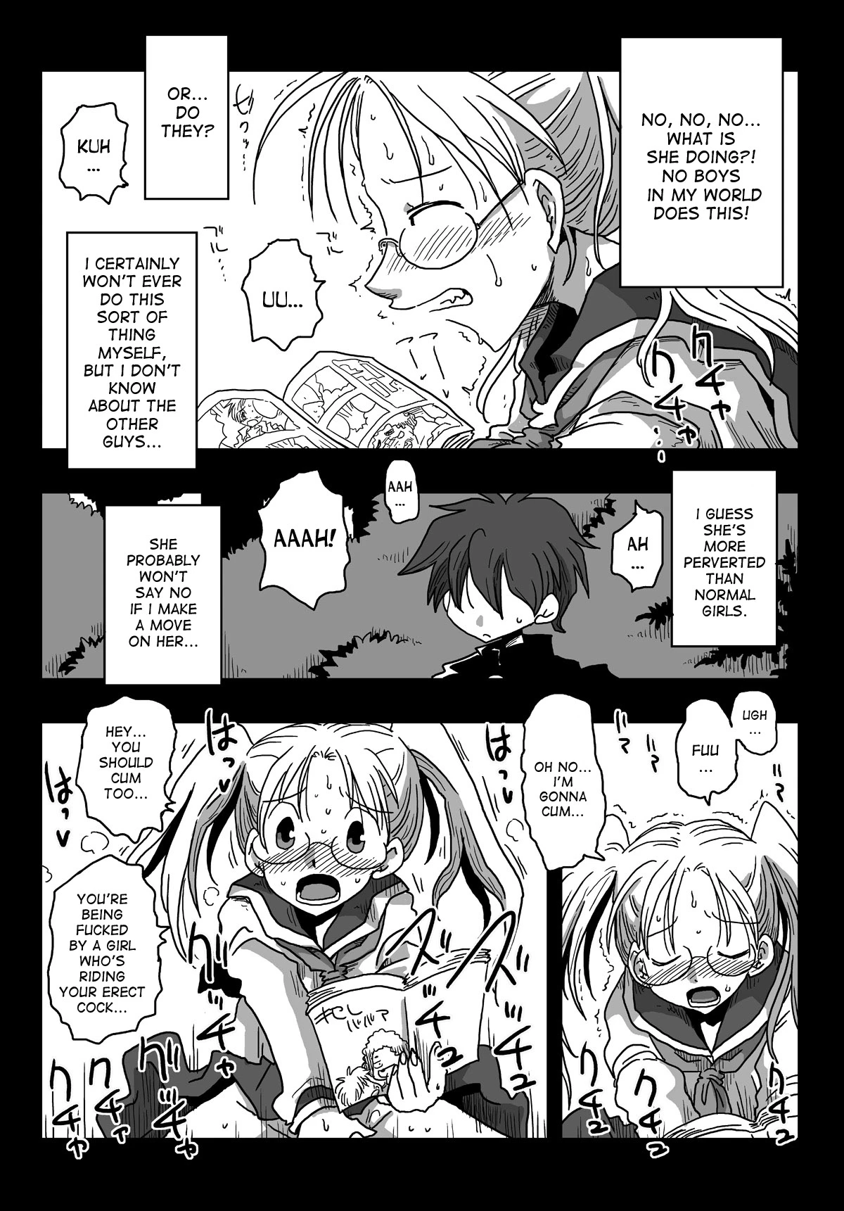 World of Reversed Gender Roles 5: Virgin Hunt porn comic picture 13