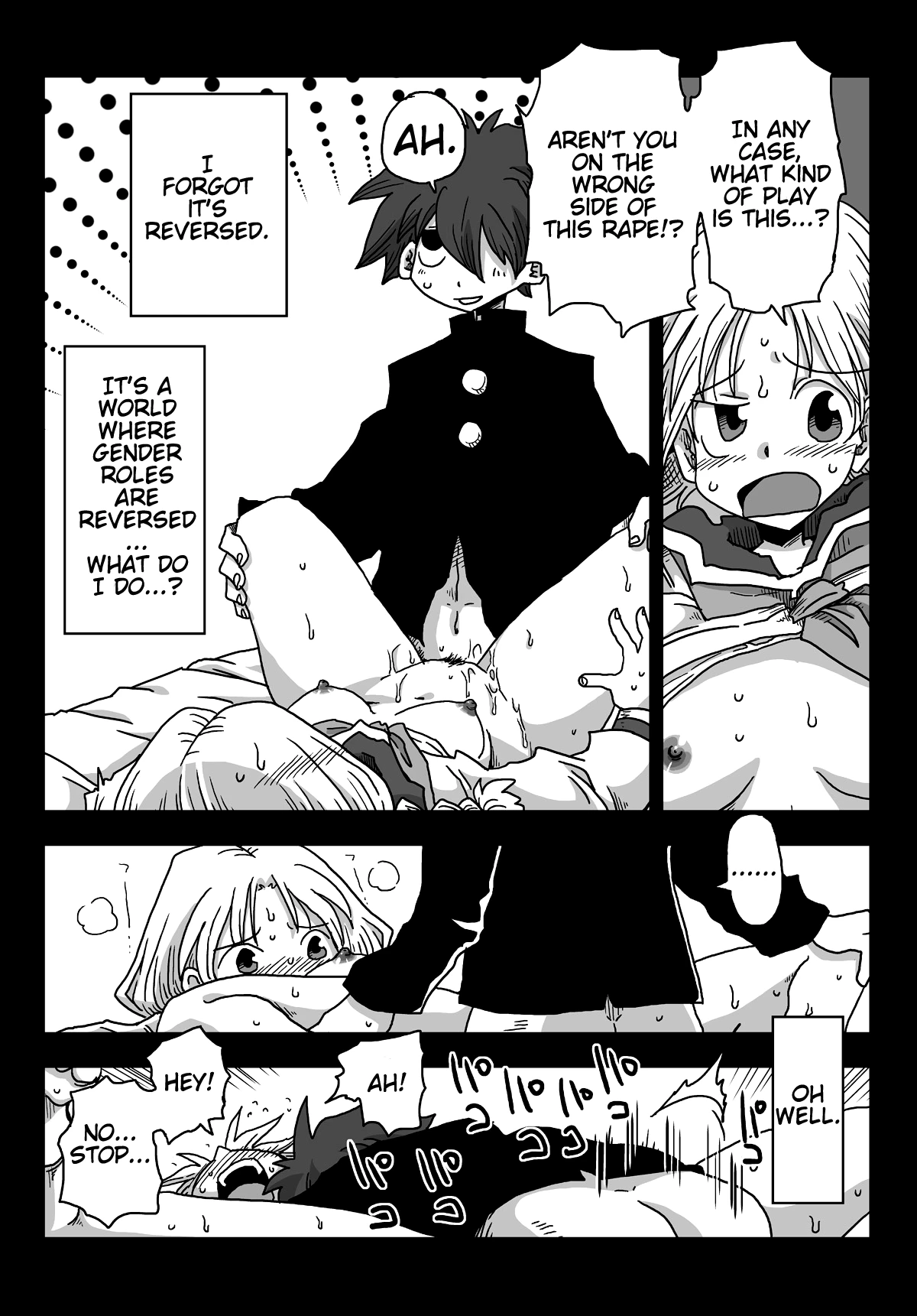 World of Reversed Gender Roles 6: Days with Kawashima-san porn comic picture 7