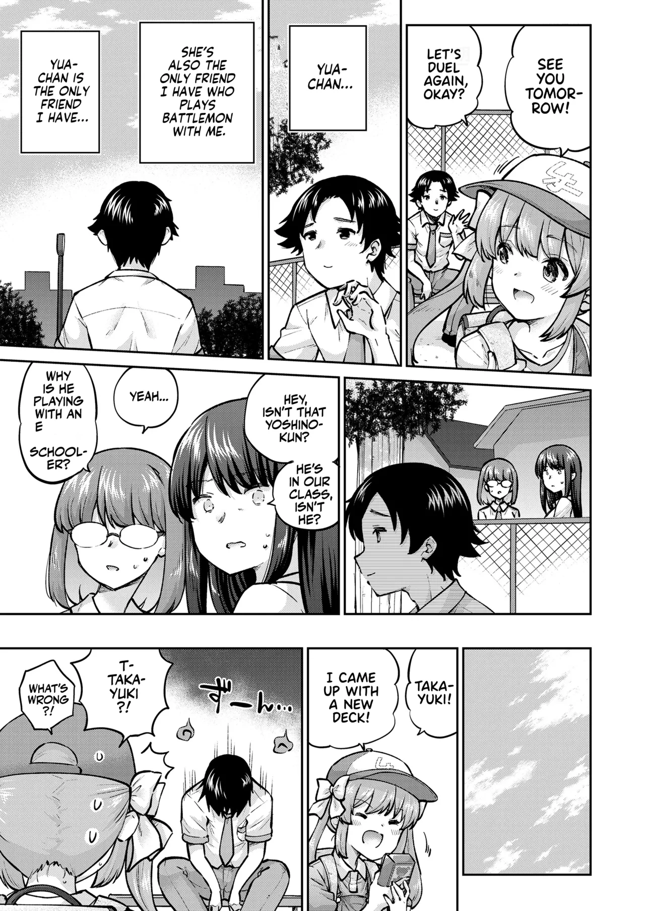 Yua-chan and I porn comic picture 3