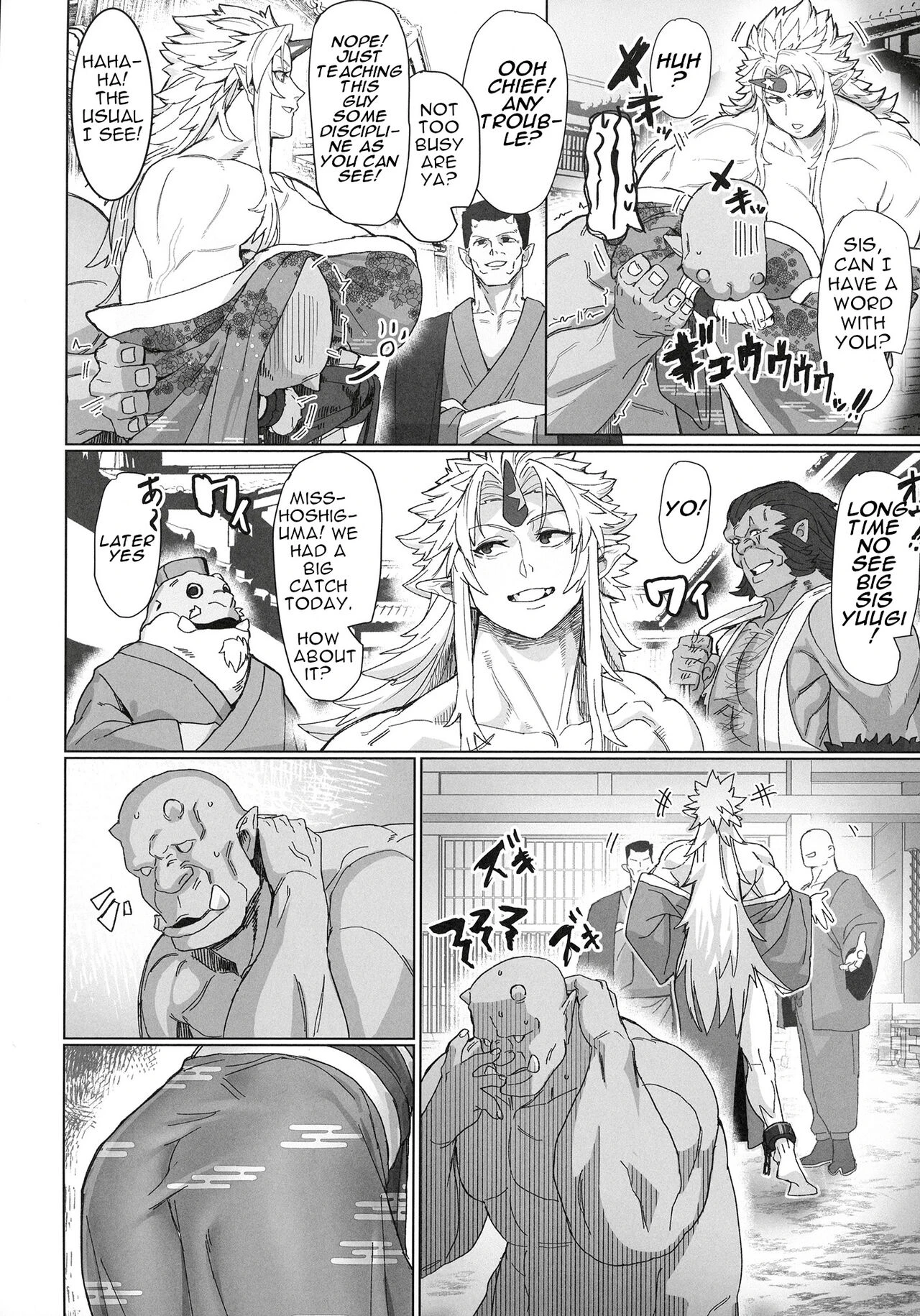 Yuugi and an Orc Locked in Battle porn comic picture 31