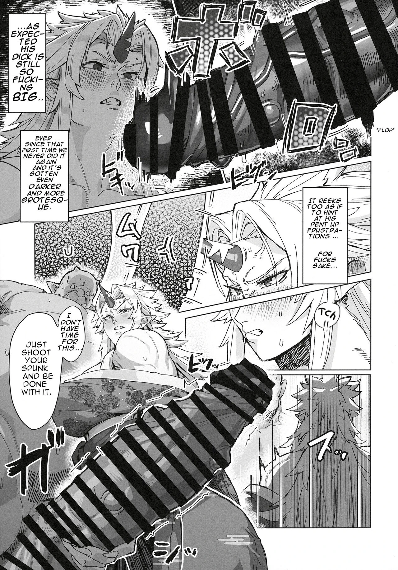 Yuugi and an Orc Locked in Battle porn comic picture 36